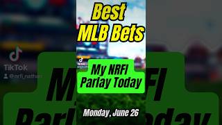 Best MLB Picks Today NRFI PARLAY [upl. by Nuyh843]