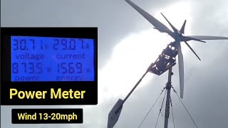 24v Ebike Hub motor wind generator off grid part 3 [upl. by Sande]