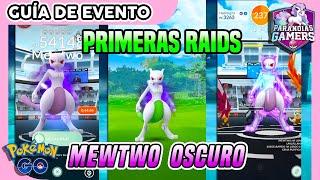 ❗️PRIMER MEWTWO OSCURO de raid en Pokémon GO PROBABILIDAD DIFICULTAD RATIO DE CAPTURA Y más DUDAS [upl. by Aierbma]