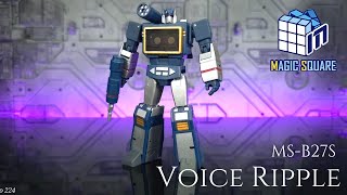 Decepticon Soundwave  Magic Square Legends Scale MSB27S Voice Ripple Review transformers toys [upl. by Haibot]