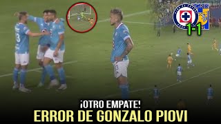 Cruz Azul 11 Tigres  RESUMEN Y GOLES Giakoumakis y AUTOGOL de Gonzalo Piovi  Amistoso [upl. by Gayler]