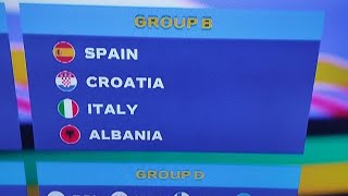 ITALIA 🇮🇹 a EURO 2024 nel girone con Spagna 🇪🇦 Croazia 🇭🇷 e Albania 🇦🇱 ⚽⚽ [upl. by Eliath780]