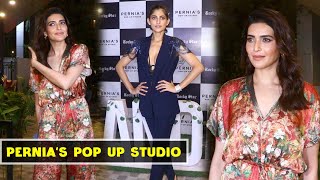 Karishma Tanna amp Kubbra Sait Spotted At Pernias Pop up Studio At Bandra [upl. by Mungovan375]