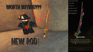 🎣IS THE NEW SCURVY ROD WORTH IT FISCH🎣 ROBLOX [upl. by Merrilee203]