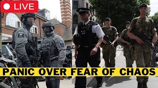 🚨 LIVE British Soldiers Deployed To London In Fear Of Chaos [upl. by Seugirdor558]