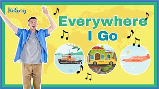 Everywhere I Go  Preschool Worship Video [upl. by Christel]