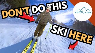 How to ski faster with confidence  How to look like a pro skier  Controlling speed on steep slopes [upl. by Arymat]