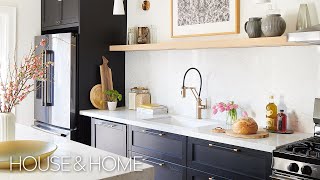 Kitchen Makeover Big Style Small Budget [upl. by Desdamona538]