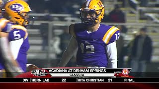 FNF Playoffs Week 2 Acadiana vs Denham Springs [upl. by Shaefer144]