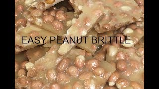 Easy Peanut Brittle Recipe [upl. by Caasi]