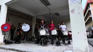 Green Phoenix Drumline UiTM Johor MIYMBC In The Lot 16 Aug 24 [upl. by Enyawal399]