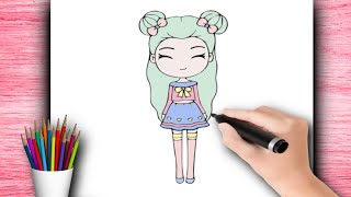 💗 HOE JE EEN LEUKE POP TREKT  LEUK MEISJE KAWAII  LEUKE GRIL  ZO LEUKE TEKENING [upl. by Kelsi]