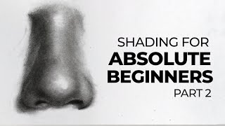 SIMPLE SHADING TUTORIAL PENCIL SHADING FOR ABSOLUTE BEGINNERS Part 2 [upl. by Ludwog81]