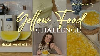 Ha Ushqime Te Verdha Per 24h  Food Challenge  Ilda Qose [upl. by Collbaith]