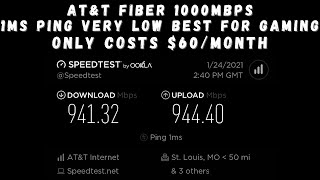 Whats it like having ATampT Fiber Internet 1000 Mbps Part 2 [upl. by Sanford784]