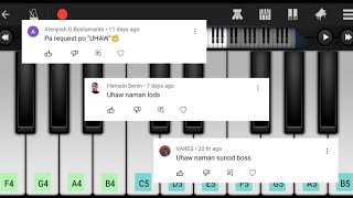 Uhaw  Dilaw • Perfect Piano App [upl. by Teddie664]