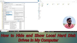 Fix How to Hide and Show Local Hard Disk Drives in My Computer  2024 [upl. by Trinidad]