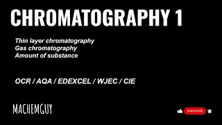 A LEVEL CHEMISTRY EXAM QUESTION WALKTHROUGH  CHROMATOGRAPHY 1 [upl. by Stephie]