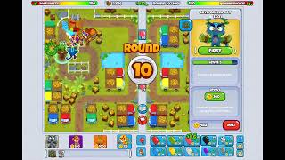 btd battles 2 but i an only use primary monkeys and support towers [upl. by Claribel229]