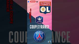 qui a gague la coupe de france 20232024 football allezparis sports france coupedefrance lyon [upl. by Hgielrak]