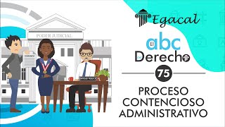 EL PROCESO CONTENCIOSO ADMINISTRATIVO  ABC del Derecho 75 [upl. by Ellehcear]