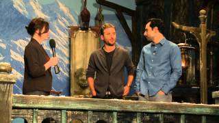 Middleearth News Exclusive Interview with Aidan Turner and Dean OGorman [upl. by Nosraep586]