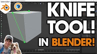 How to Use the KNIFE Tool in Blender [upl. by Acimehs420]