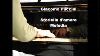 Puccini  songs amp films Storiella damore  Eva Mullerova soprano amp Riccardo Caramella piano [upl. by Yttak]