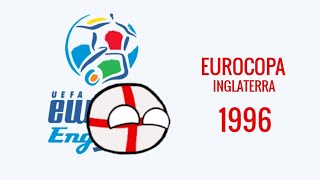 EUROCOPA INGLATERRA 1996  RESUMEN COUNTRYBALLS • quotEL GOL DE OROquot [upl. by Nimajaneb]