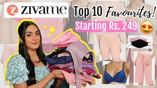 My Top 10 ZIVAME FAVOURITES Every Girl Must Have  Starting Rs 249  Bra For Heavy Bust amp More [upl. by Holman]