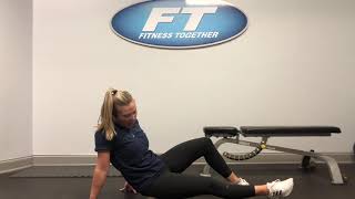 Using a Lacrosse Ball for Myofascial Release Glutes [upl. by Netsrejk]