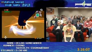 AGDQ 2013  Favourite Moment  Cosmo Wind Waker Run  Mirrored Whistles [upl. by Ekihc]