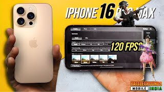 📱IPhone 16 Pro Max 😱 BGMI TEST pubgmobile bgmi iphone16 [upl. by Eintirb]