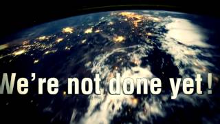 WERE NOT DONE YET Lyric Video [upl. by Sirrah475]