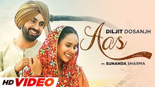 Aas HD Video  Diljit Dosanjh  Sunanda Sharma  Pankaj Batra  Latest Punjabi Song 2024 [upl. by Nelac]