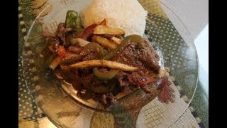 Peruvian Lomo Saltado Recipe [upl. by Inaluiak]