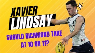 Xavier Lindsay is a well rounded footballer if he slips to 10 or 11 should Richmond pounce [upl. by Edia]