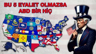 Amerika Birleşik Devletlerinin En Önemli 5 Eyaleti [upl. by Lamag]