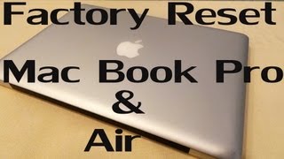 How to  Factory Reset  Hard Reset Your MacBook Pro amp Air Easiest Method [upl. by Amehsyt]