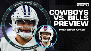 Cowboys vs Bills preview with Mina Kimes  The Domonique Foxworth Show [upl. by Ahsak]