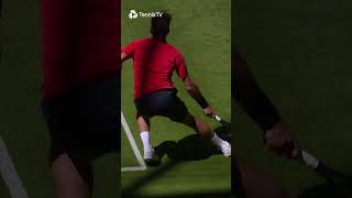 Roger Federer Grass Court King 👑 [upl. by Fredette]