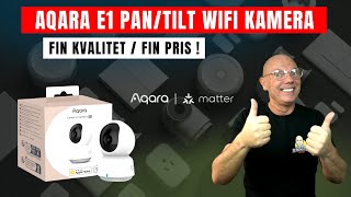 Aqara PanTilt E1 WiFi Kamera med 2K  SDkort  RTSP NAS  til god pris [upl. by Inah]