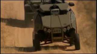 Guardium UGV GNius unmanned ground vehicle in action Israeli Army Israel [upl. by Oirretno991]