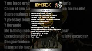 HOMBRES G TEMBLANDO [upl. by Enoch]