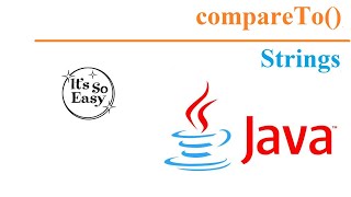 Java String compareTo method [upl. by Ylrahc]