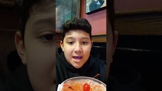 Trying The New Applebees BooZy Bucket Shirley Temple applebees halloween drinkreview [upl. by Saxon]