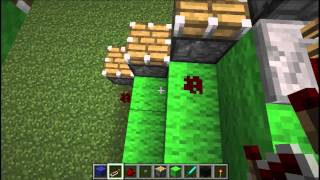 Jak zrobic ruchome schody w MINECRAFT [upl. by Einnij]