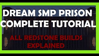 Dream SMP Prison  All Redstone Builds Explained Pandoras Vault Tutorial [upl. by Keriann104]