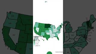 Happiness index by usa states [upl. by Zerat]