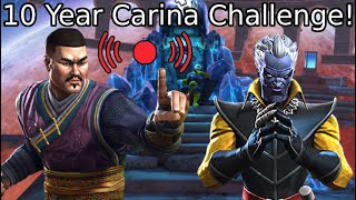 10 Year Carina Challenge Marvel Contest Of Champions [upl. by Lew]